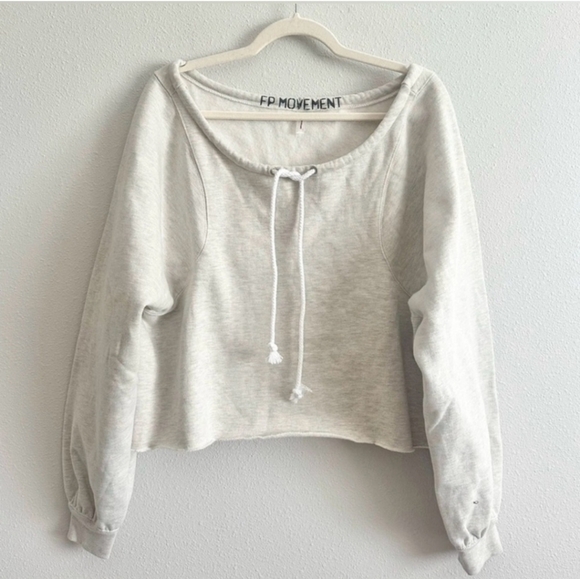 NWOT For The Win off the shoulder sweatshirt by FP Movement from Free People - Picture 4 of 9